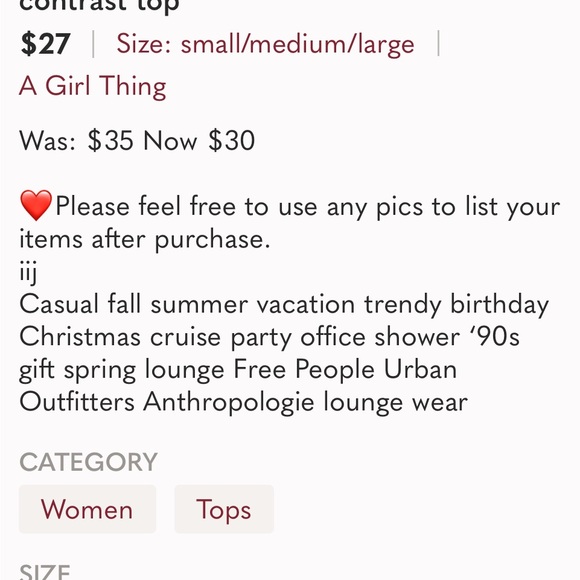 FALL CONTRAST TOP🖤New item in our Boutique🖤🖤 - Picture 8 of 8